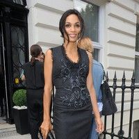 Rosario Dawson - London Fashion Week Spring Summer 2012 - Julien Macdonald - Outside